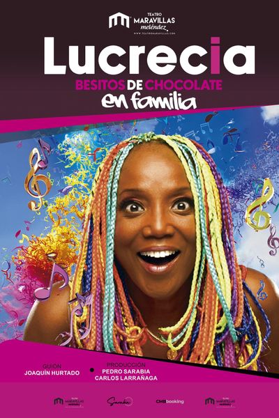 Cartel del espectáculo Lucrecia Besitos de chocolate en familia