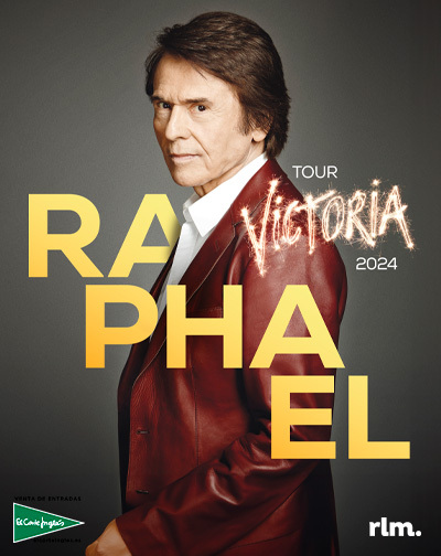 Cartel del espectáculo Raphael - Gira Victoria