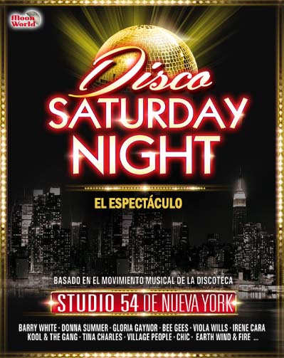 Cartel del espectáculo Saturday Night Disco