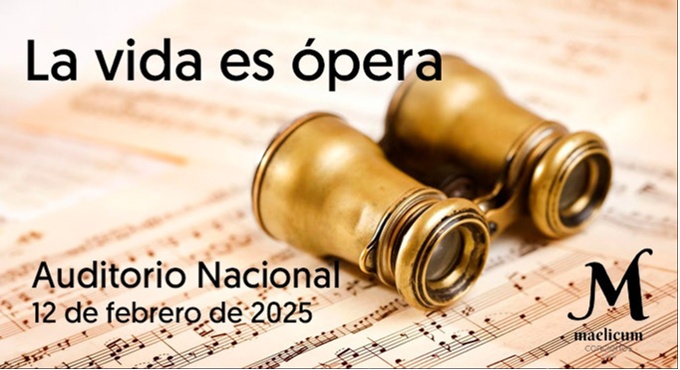 Cartel del espectáculo La Vida es Ópera