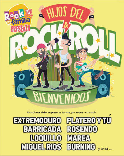 Cartel del espectáculo Hijos del Rock and Roll