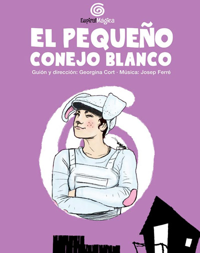 Cartel del espectáculo El Pequeño Conejo Blanco