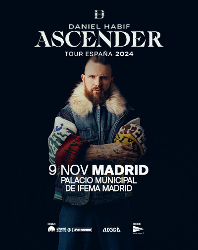 Cartel del espectáculo Daniel Habif - Ascender World Tour 2024