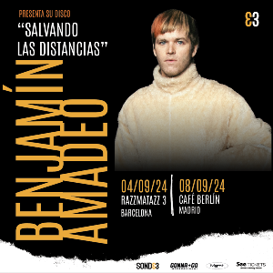 Cartel del espectáculo Benjamín Amadeo en Madrid