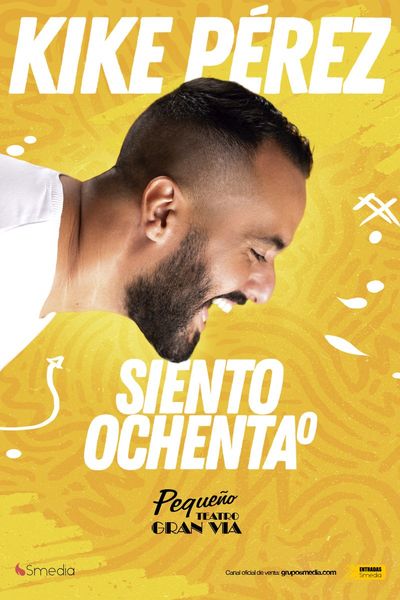 Cartel del espectáculo Siento Ochenta - Kike Pérez