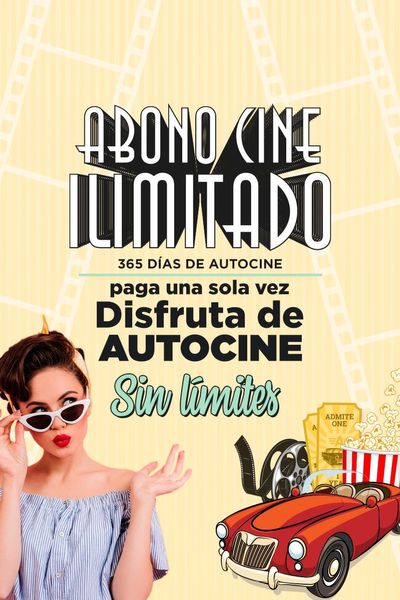 Cartel del espectáculo Abono Cine Ilimitado