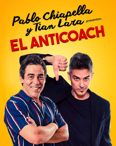 Cartel del espectáculo El Anticoach