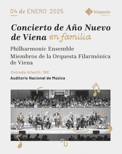 Cartel del espectáculo Concierto de Año Nuevo de Viena en Familia