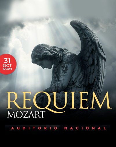 Cartel del espectáculo Requiem de Mozart