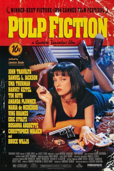 Cartel del espectáculo Pulp Fiction