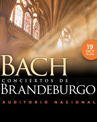 Cartel del espectáculo Conciertos de Brandeburgo de Bach (I)