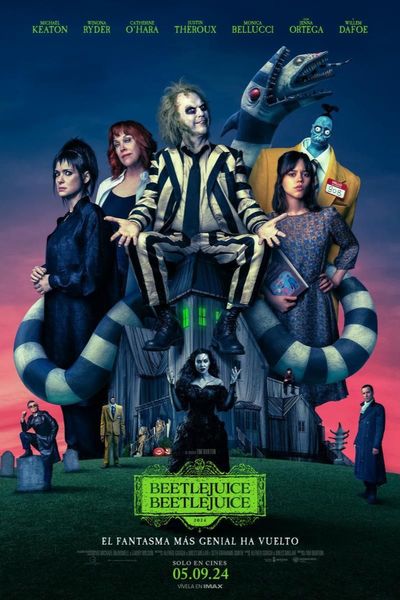 Cartel del espectáculo Beetlejuice Beetlejuice