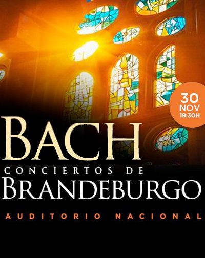 Cartel del espectáculo Conciertos de Brandeburgo de Bach (II)