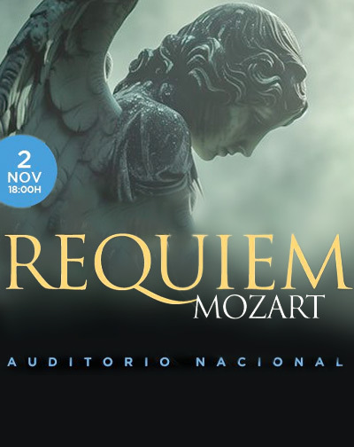 Cartel del espectáculo Requiem de Mozart