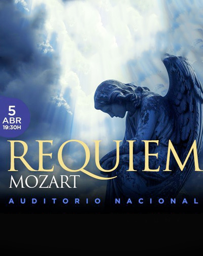 Cartel del espectáculo Requiem de Mozart