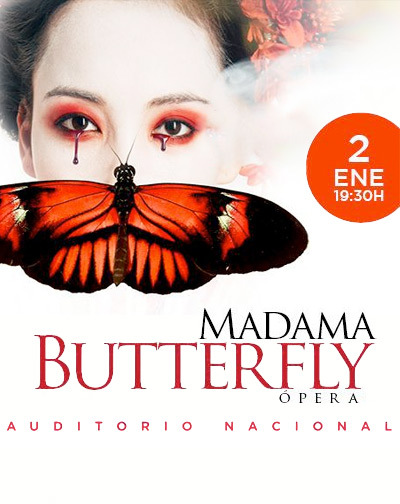 Cartel del espectáculo Ópera: Madama Butterfly de Puccini