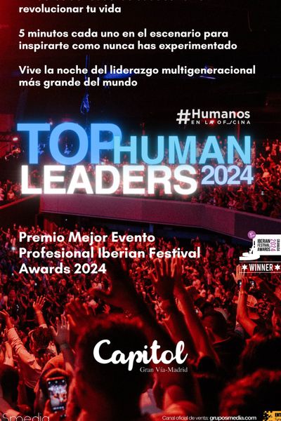 Cartel del espectáculo Top Human Leaders 2024 - The Next Level