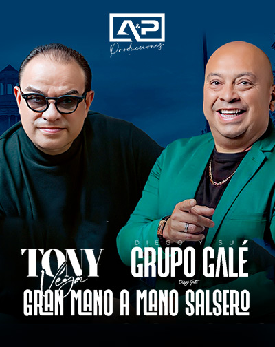 Cartel del espectáculo Tony Vega y Grupo Galé