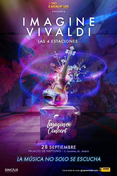 Cartel del espectáculo Imagine Vivaldi - Las 4.0 Estaciones