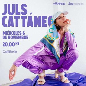 Cartel del espectáculo Juls Cattáneo en Madrid