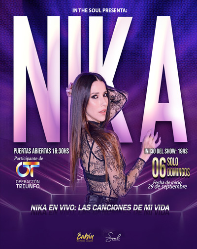 Cartel del espectáculo Nika