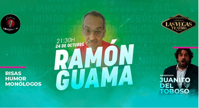 Cartel del espectáculo Ramón Guama