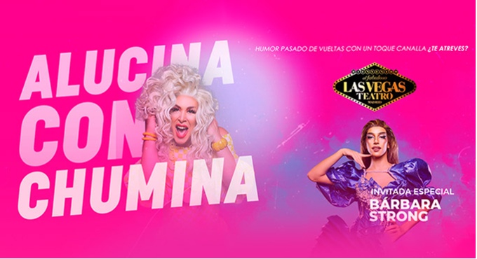 Cartel del espectáculo Alucina con Chumina