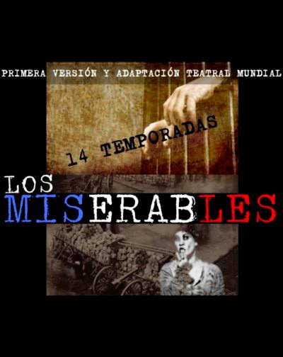 Cartel del espectáculo Los Miserables