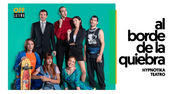 Cartel del espectáculo Al Borde de la Quiebra