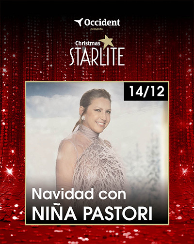 Cartel del espectáculo Niña Pastori - Starlite Christmas