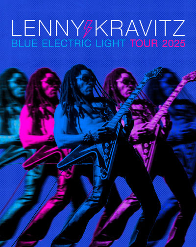 Cartel del espectáculo Lenny Kravitz - Blue Electric Light Tour 2025