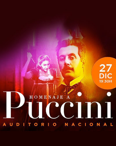 Cartel del espectáculo Homenaje A Puccini: 100 Aniversario