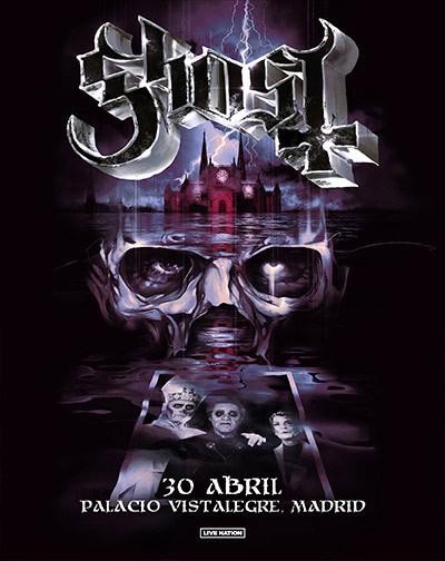 Cartel del espectáculo Ghost: World Tour 2025