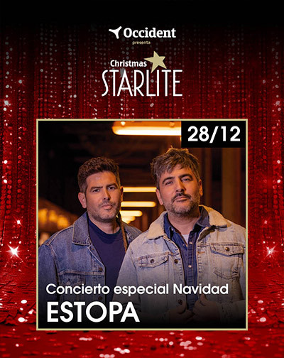 Cartel del espectáculo Estopa - Starlite Christmas