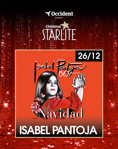 Cartel del espectáculo Isabel Pantoja - Starlite Christmas