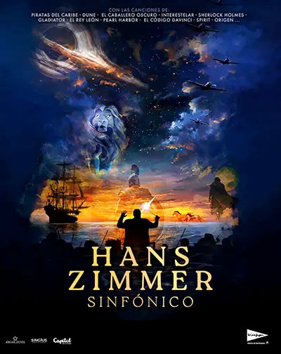 Cartel del espectáculo Hans Zimmer Sinfónico