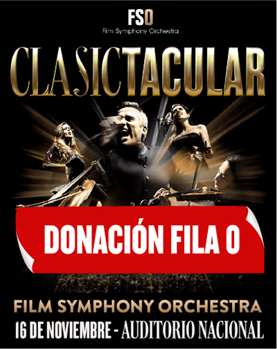 Cartel del espectáculo FSO - Clasictacular - DONATIVO FILA 0