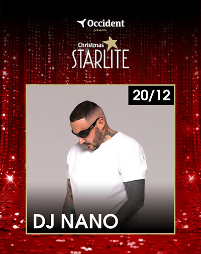 Cartel del espectáculo DJ NANO - Christmas by Starlite