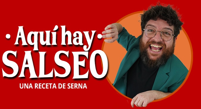 Cartel del espectáculo Aquí Hay Salseo - Adrián Serna