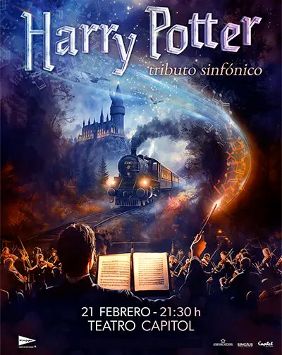 Cartel del espectáculo Harry Potter Tributo Sinfónico