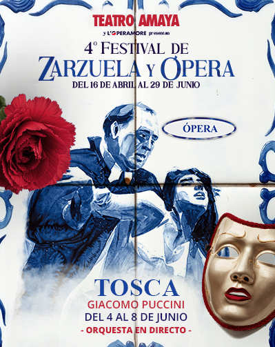 Cartel del espectáculo Tosca