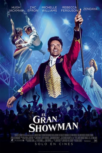 Cartel del espectáculo El Gran Showman