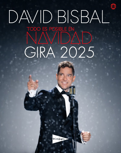 Cartel del espectáculo David Bisbal - Madrid - 22 de diciembre de 2025