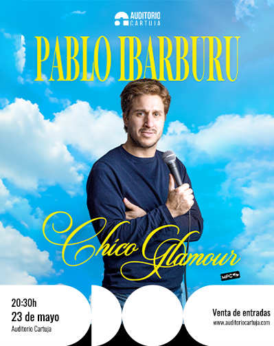 Cartel del espectáculo Chico Glamour - Pablo Ibarburu