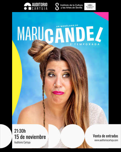 Cartel del espectáculo STAND UP-MARU CANDEL