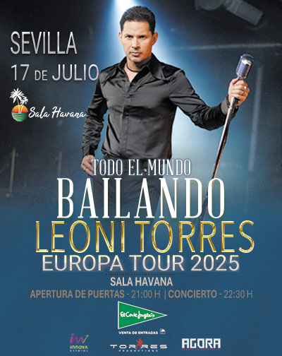 Cartel del espectáculo Leoni Torres