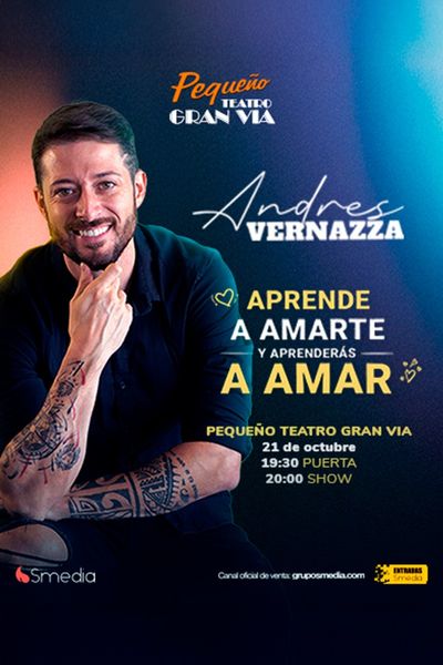 Cartel del espectáculo Aprende a Amarte y Aprenderás a Amar