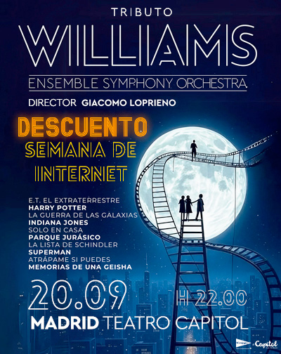 Cartel del espectáculo Tributo Williams Sinfónico