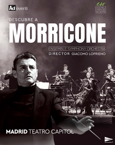 Cartel del espectáculo Descubre a Morricone