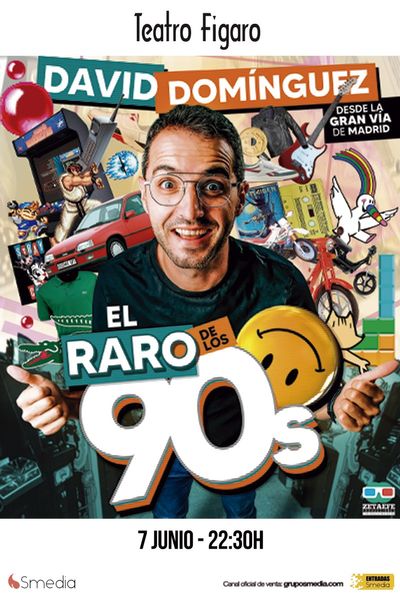 Cartel del espectáculo El Raro De Los 90
